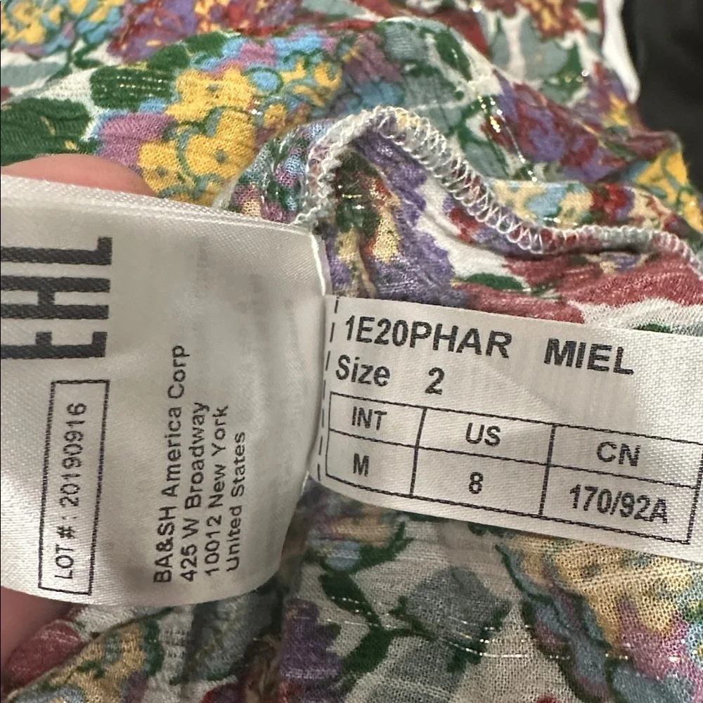 ba&sh Floral Multicolor Blouse - Picture 11 of 12